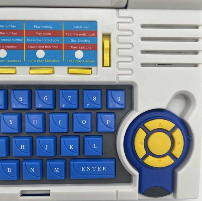 Laptop Educational pentru Copii, English Learner, invatarea literelor si cifrelor, 20 de activitati, 22x17x2 cm [10]