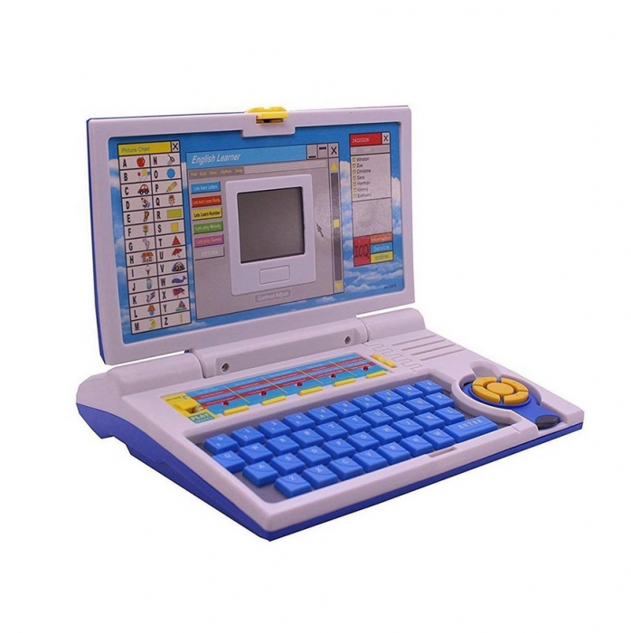 Laptop Educational pentru Copii, English Learner, invatarea literelor si cifrelor, 20 de activitati, 22x17x2 cm [4]