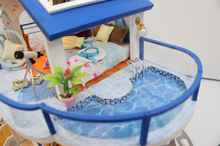 Casa in miniatura 3D, Legend Of The Blue Sea, DIY, 32x21.5x22cm [12]