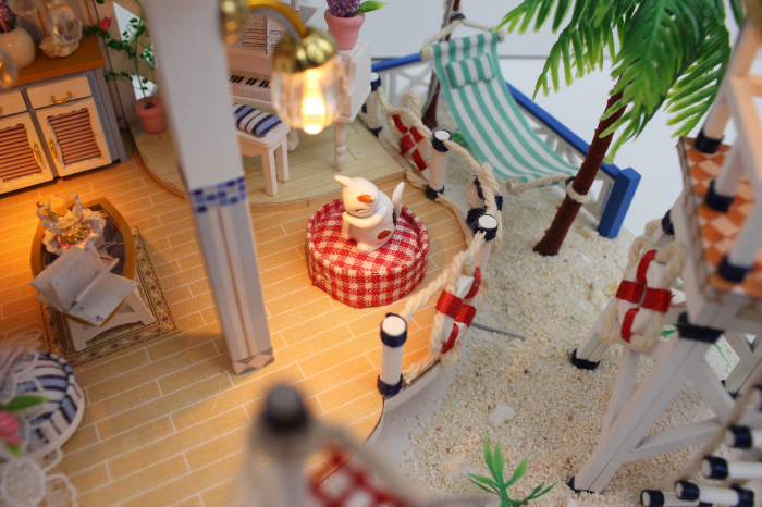 Casa in miniatura 3D, Legend Of The Blue Sea, DIY, 32x21.5x22cm [5]