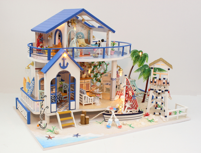 Casa in miniatura 3D, Legend Of The Blue Sea, DIY, 32x21.5x22cm [3]