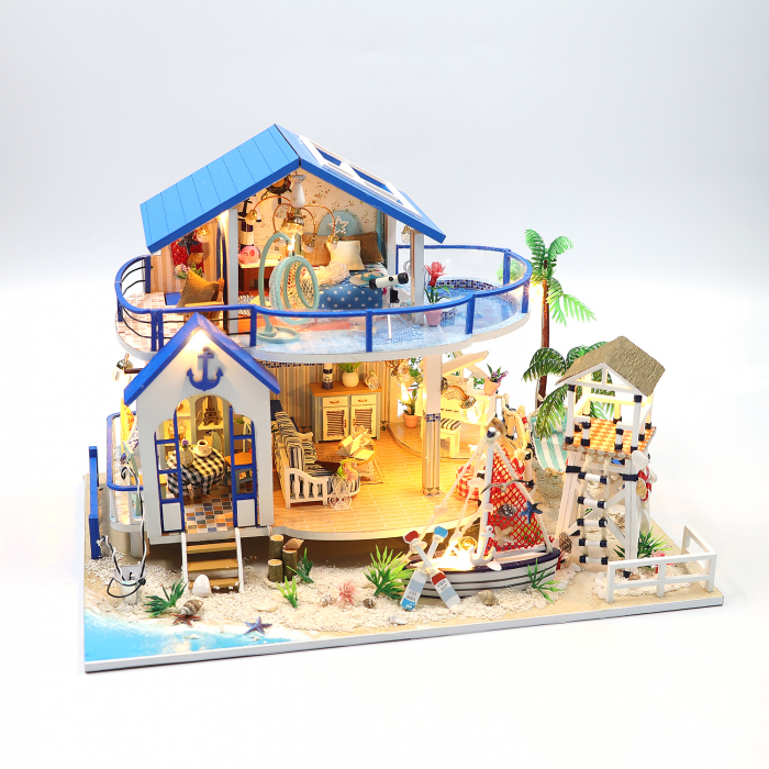 Casa in miniatura 3D, Legend Of The Blue Sea, DIY, 32x21.5x22cm [14]