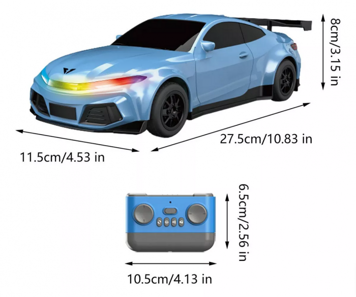 Masina cu statie de incarcare, Charging New Energy, incarcare USB, acumulator, 26X12x7cm [13]
