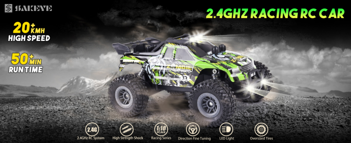 Masina cu telecomanda Buggy off-road cu lumini LED, incarcare USB, acumulator inclus 3.7V, 21x15x6 cm [2]