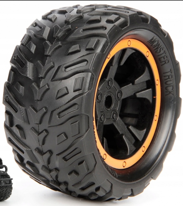 Masina Mega Truck OFF ROAD cu telecomanda, lumini LED, incarcare USB, acumulator inclus,  26x9x15 cm [8]