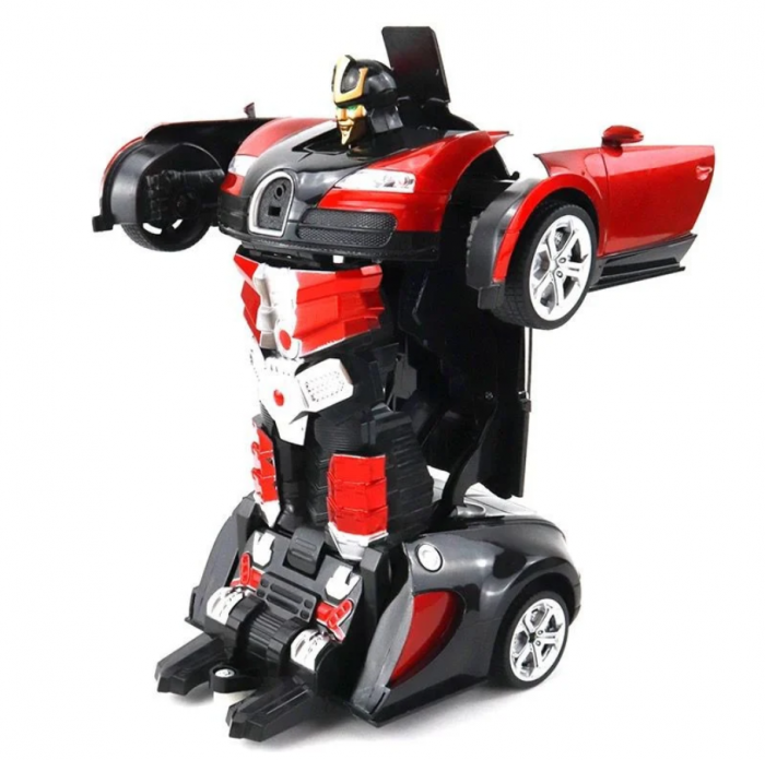 Masina Transformers cu telecomanda, Robocar 2in1, incarcare USB, acumulator inclus, 22x4.5x10 cm [3]