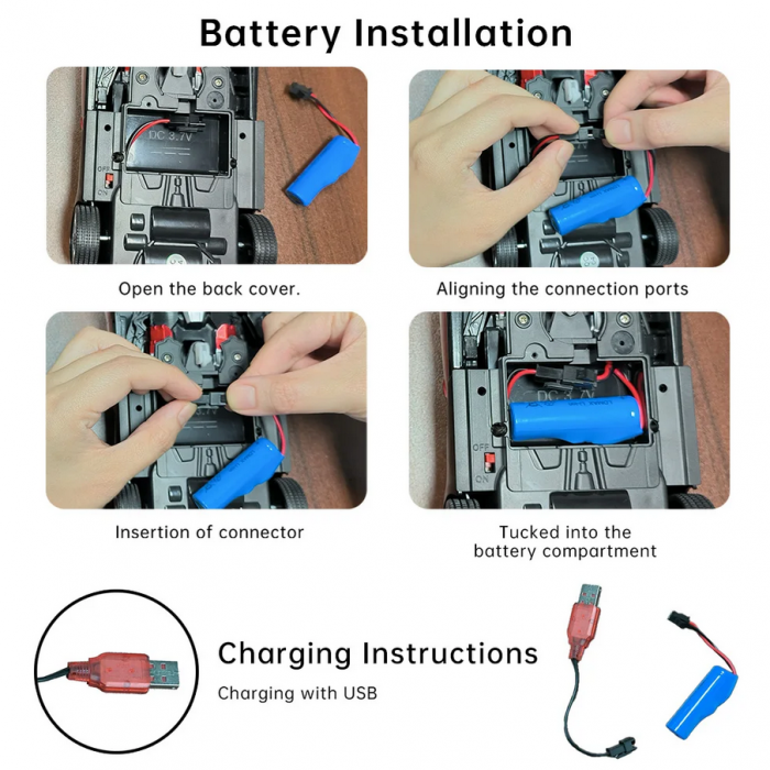 Masina Transformers cu telecomanda, Robocar 2in1, incarcare USB, acumulator inclus, 22x4.5x10 cm [11]