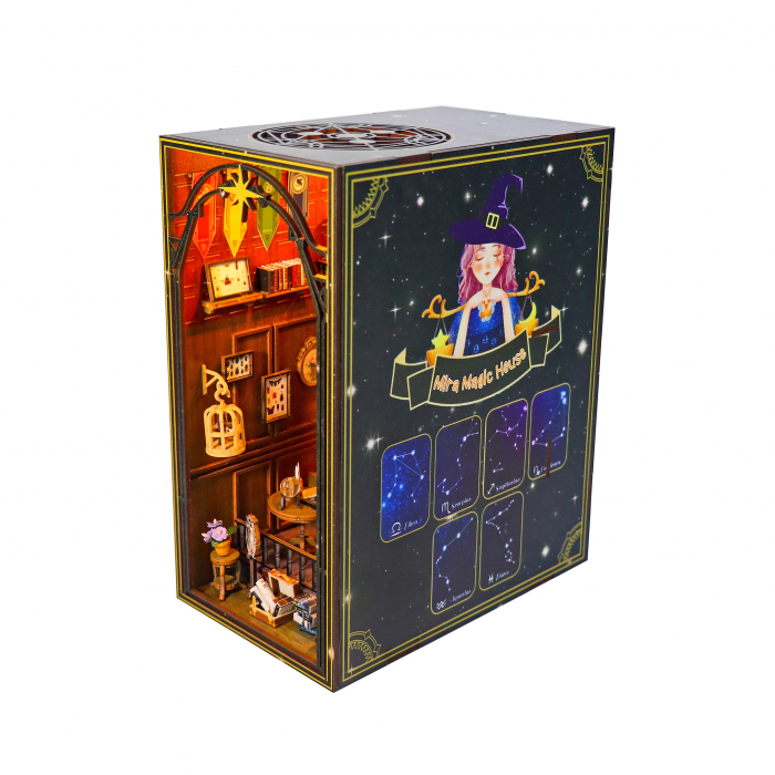 Casa in miniatura 3D, Mira Magic House, DIY, 18.3x11.6x22cm [3]