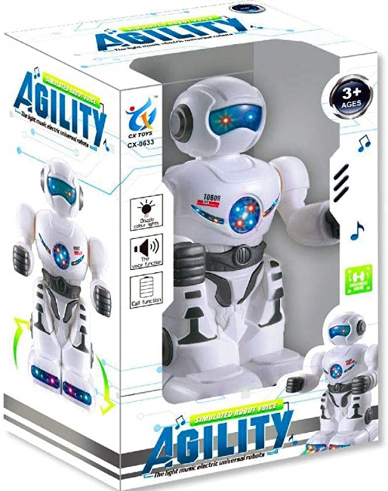 Robot agil cu lumini, sunete si rotație la 360° [3]