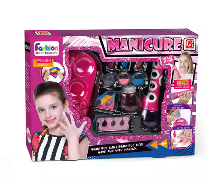 Set de manichiura/pedichiura pentru copii si accesorii, +5 ani, 37 x 27 x 6 cm [4]
