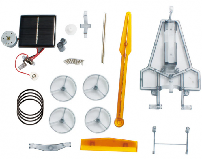 Masina de curse alimentata cu energie solara STEAM, Kit DIY-do It Yourself, 21x8x6,8 cm [3]