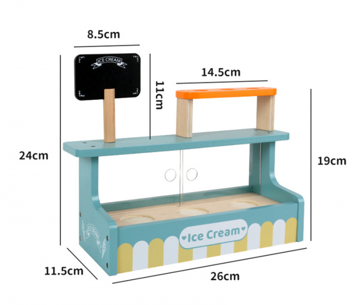 Stand de înghețată din lemn [2]