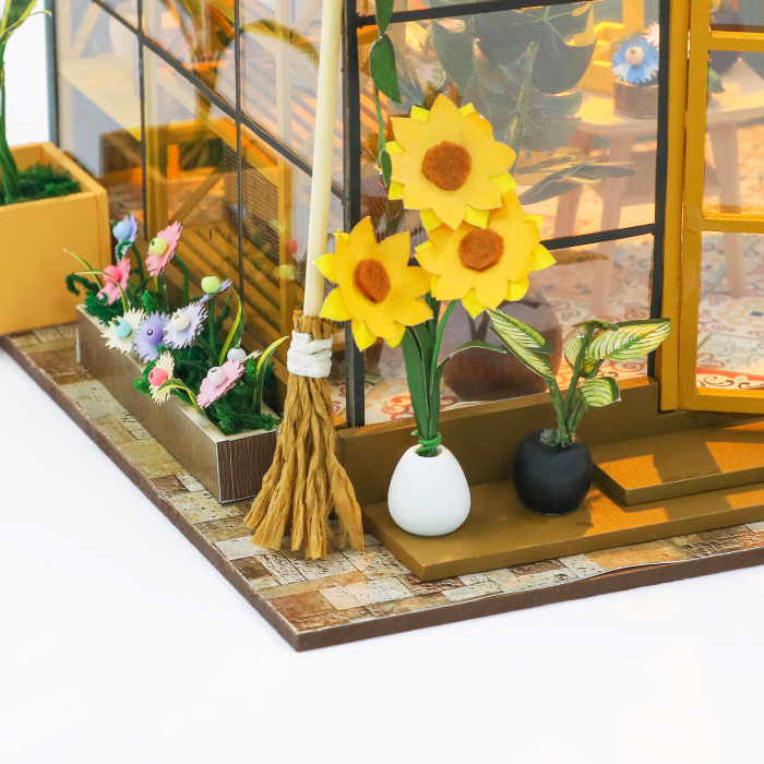 Casa in miniatura 3D, Sunshine Flower House, DIY, 20x 18 x19 cm [9]