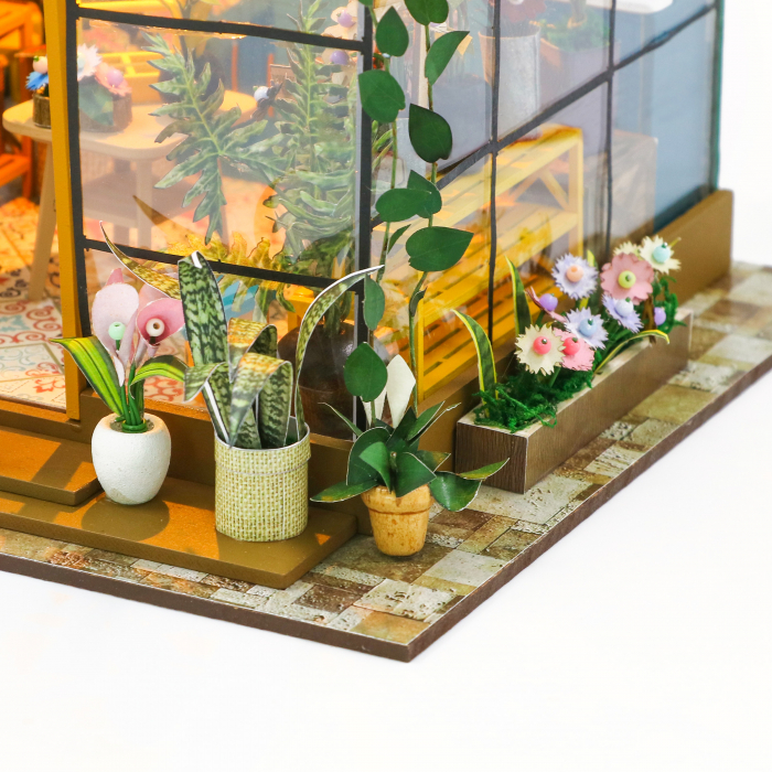 Casa in miniatura 3D, Sunshine Flower House, DIY, 20x 18 x19 cm [8]