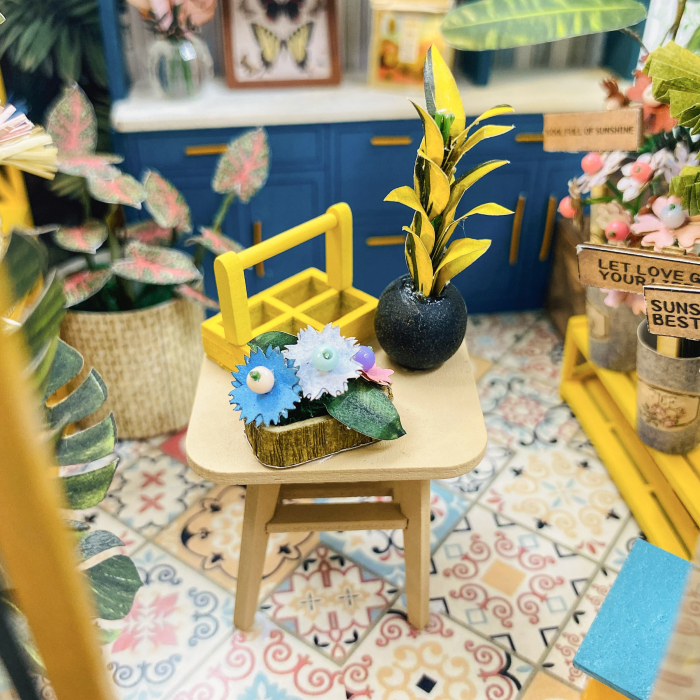 Casa in miniatura 3D, Sunshine Flower House, DIY, 20x 18 x19 cm [6]