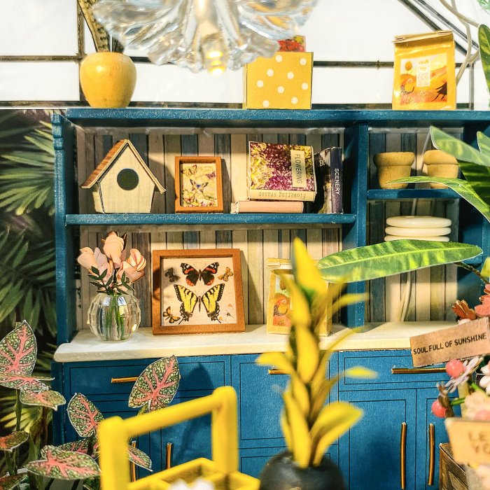 Casa in miniatura 3D, Sunshine Flower House, DIY, 20x 18 x19 cm [5]
