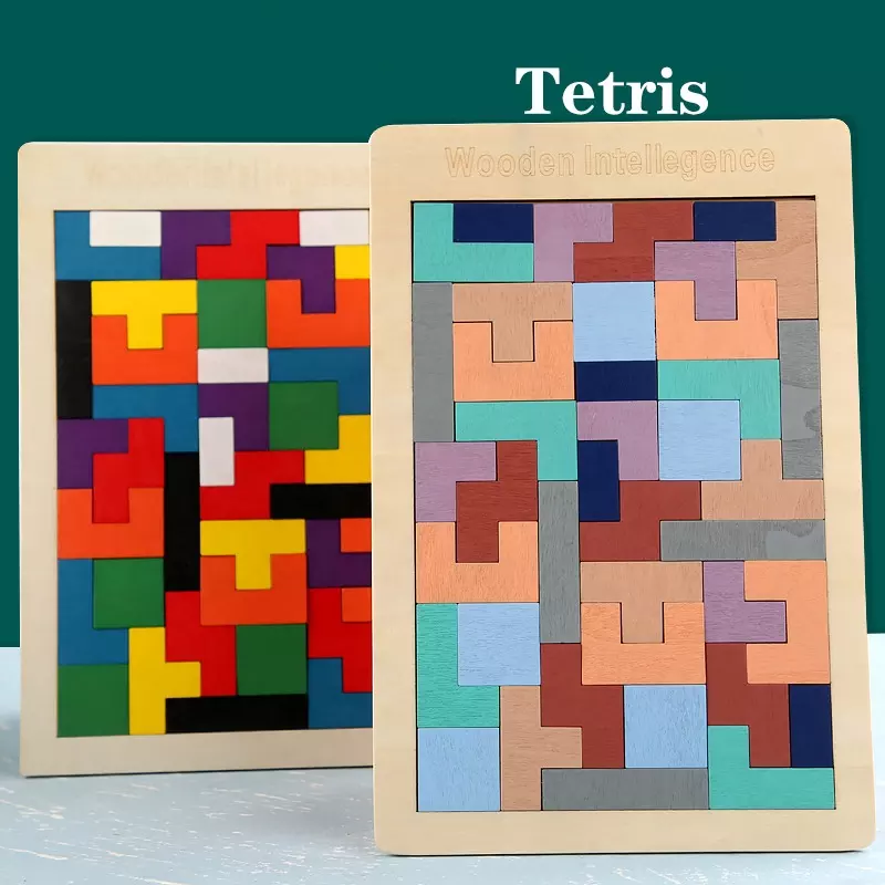 Tetris din lemn. Montessori [4]