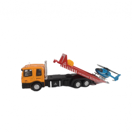 Camion cu platforma pentru tractat si elicopter [1]