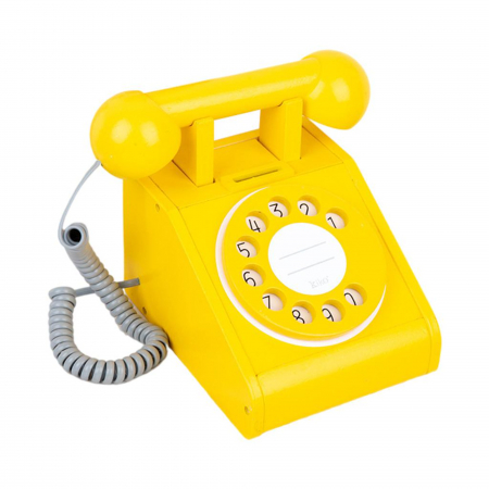 Telefon din lemn model retro [4]