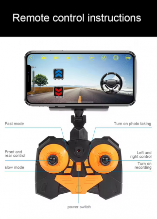 Masina Off-Road cu camera HD, control telecomanda si control APP cu telefonul, incarcare USB, acumulator inclus, 20.5x14x12.5cm [9]