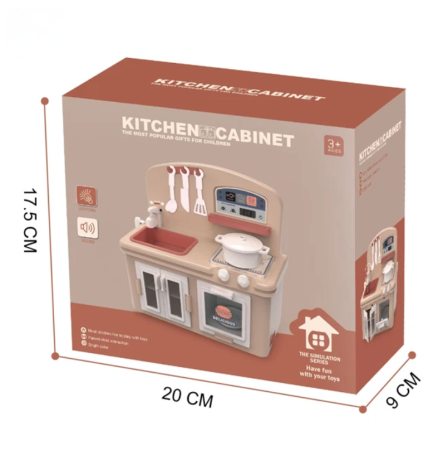 Set de Bucatarie,  Jucarie Interactiv cu 28 piese – Lumini și Sunete pentru Copii, 3ani+ [4]