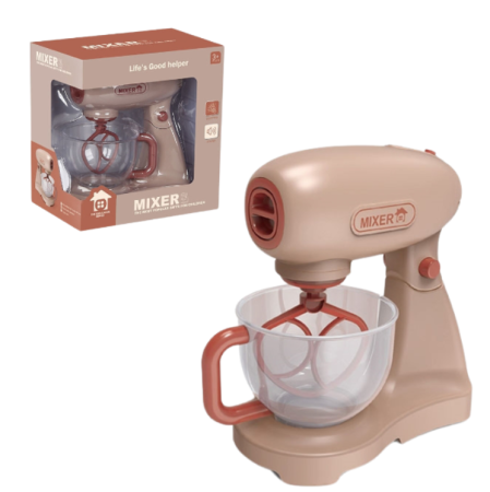 JUCARII - Mixer Jucarie Realist pentru Copii, Bol , Joc de Rol Bucatarie Educativ, 17x15.5x9 cm
