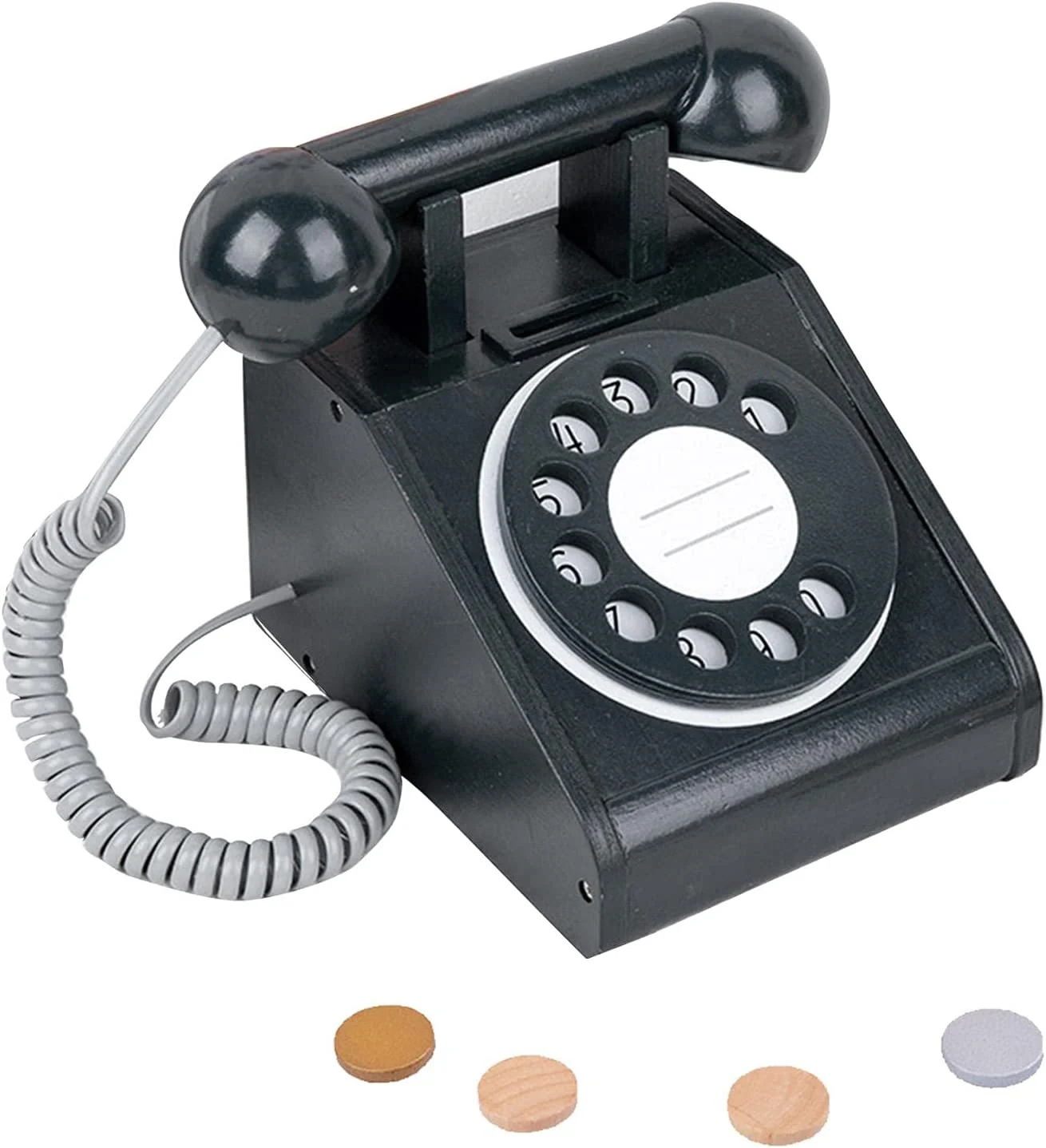Telefon din lemn model retro [0]