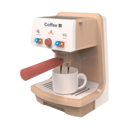 Espressor de Cafea, Jucarie pentru Copii, Sunete Interactive si Butoane Functionale, Joc de Rol Educativ, 18.5x12.5x13 cm [1]