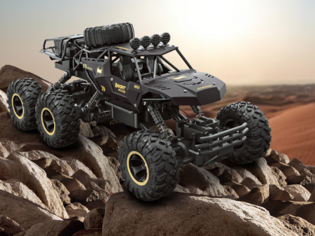 Masina cu telecomanda Off-Road 6 roti, BIG 46 cm, incarcare USB, acumulator, 46x22x20cm [4]