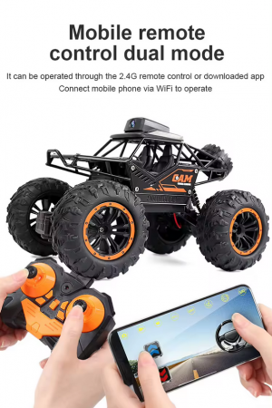 Masina Off-Road cu camera HD, control telecomanda si control APP cu telefonul, incarcare USB, acumulator inclus, 20.5x14x12.5cm [7]