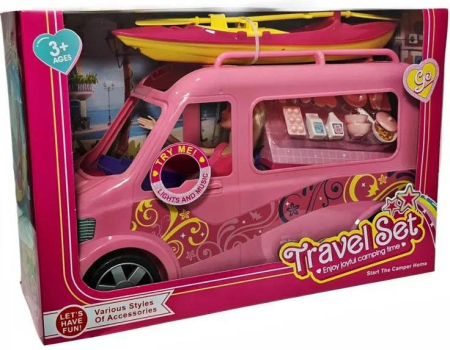 Rulota pentru Papusi cu Lumini si Sunete, Papusa si Accesorii, Set Joaca Copii 3+, 30cm (marime mare) [1]