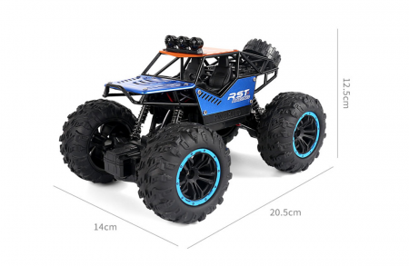 Masina Monster Truck OFF ROAD cu telecomanda, lumini LED, incarcare USB, acumulator inclus  20.5x14x12.5cm [2]