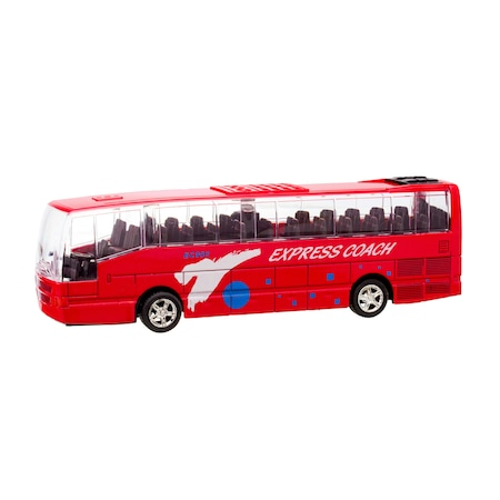 Autobuz express coach cu sunete si lumini, pull back, 1:70, rosu sau galben(metalic) [0]