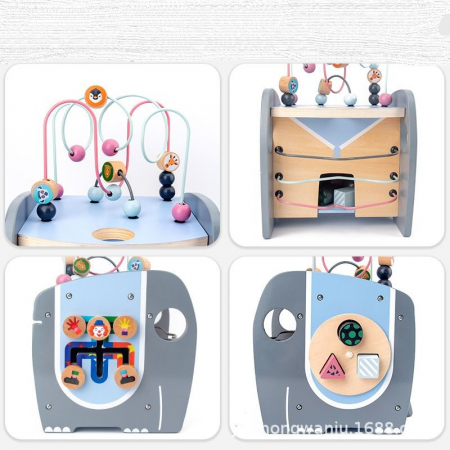 Centru de activitati Elephant Bead Maze [5]