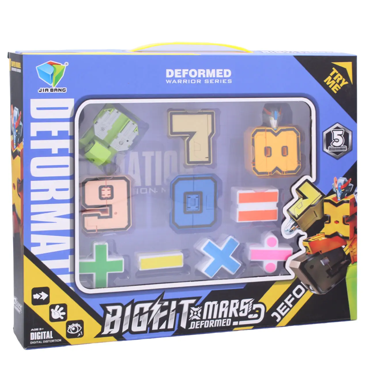 Cifre si semne matematice Transformers . 1-5 sau 6-9/0, 36.5 x  29.5x 5.5 cm [6]