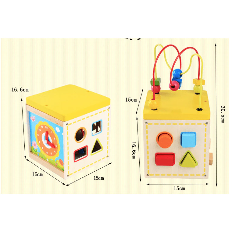 Cub educativ Montessori 5 in 1 Kabi [1]