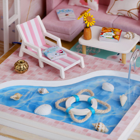 Casa in miniatura 3D, First love, DIY, 23x18x18.7cm [9]