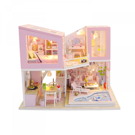Casa in miniatura 3D, First love, DIY, 23x18x18.7cm [2]
