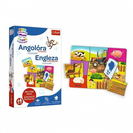 Puzzle Trefl - JOC EDUCATIV ENGLEZA PENTRU PRESCOLARI - MICUL EXPLORATOR