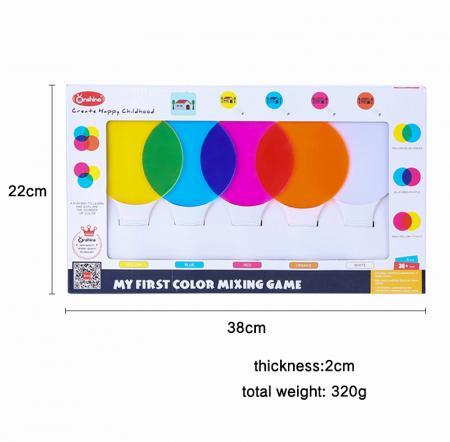 Set 5 palete pentru combinarea culorilor, Onshine, 18 x 10 x 0.2 cm [1]