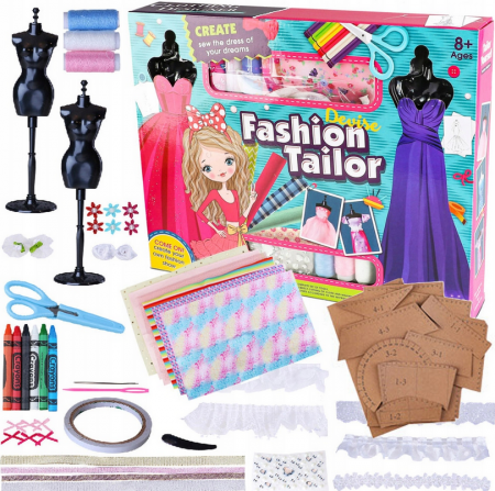 Set creativ pentru viitorul designer de modă, Fashion tailor, Multicolor [1]