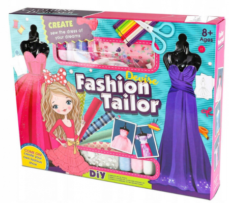 Set creativ pentru viitorul designer de modă, Fashion tailor, Multicolor [0]