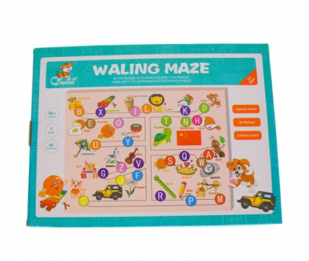 Labirint cu animale, din lemn. [1]