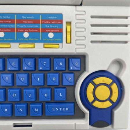 Laptop Educational pentru Copii, English Learner, invatarea literelor si cifrelor, 20 de activitati, 22x17x2 cm [9]