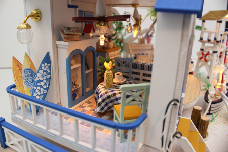 Casa in miniatura 3D, Legend Of The Blue Sea, DIY, 32x21.5x22cm [7]