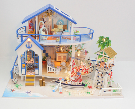 Casa in miniatura 3D, Legend Of The Blue Sea, DIY, 32x21.5x22cm [3]