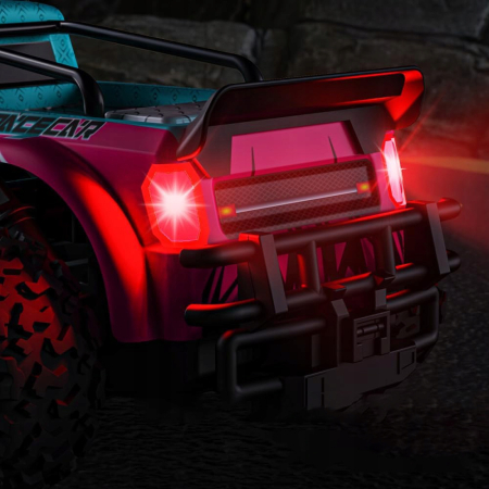 Masina de teren 4x4 cu telecomanda Strong Grip, lumini, acumulator inclus, 20x13.5x9 cm [6]