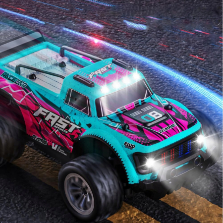 Masina de teren 4x4 cu telecomanda Strong Grip, lumini, acumulator inclus, 20x13.5x9 cm [4]