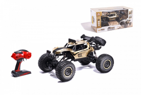 Masina Monster Rock Crawler cu telecomanda si lumini , Scala 1:8, BIG 50 cm, incarcare USB, acumulator, 50x29x26cm [8]