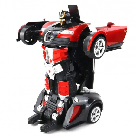 Masina Transformers cu telecomanda, Robocar 2in1, incarcare USB, acumulator inclus, 22x4.5x10 cm [2]